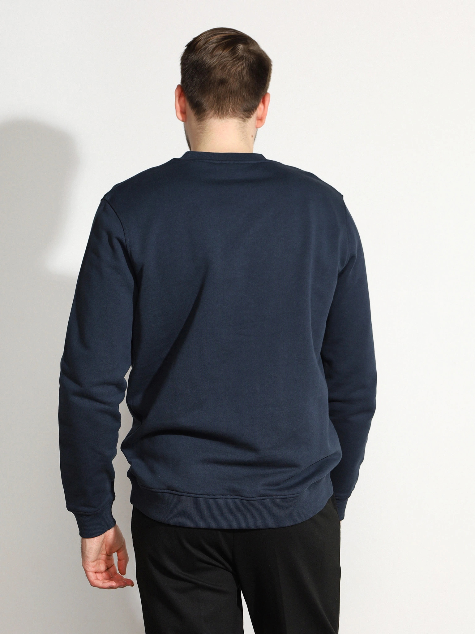 Толстовка темно-синего цвета из хлопка